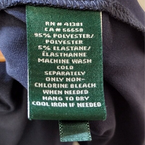 lauren ralph lauren dress Dark Navy Blue Ruched Body-con Size 4 - Picture 13 of 14